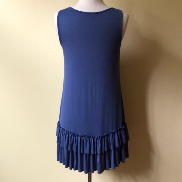 S Brand Sleeveless Ruffle Bottom Babydoll Dress - Picture 3 of 8